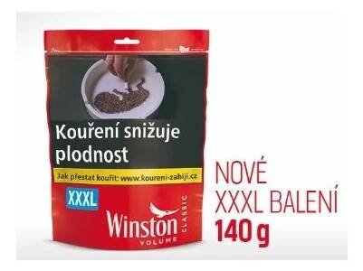 Winston classic 130g cigaretový tabák  VOLUME TOBACCO PRO VÍCE CIGARET