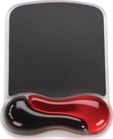 Kensington ergonomická gelová podložka pod myš Duo - červená (62402) | MALL.CZ