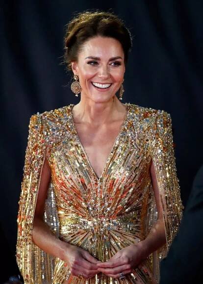 Kate Middleton attending the 'No Time To Die' World Premiere at the Royal Albert Hall in September