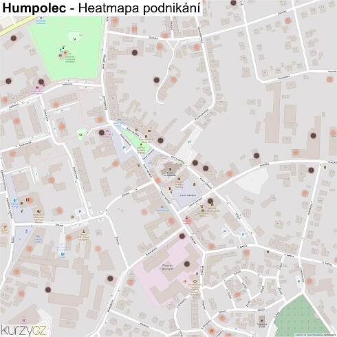 Humpolec - mapy | Kurzy.cz