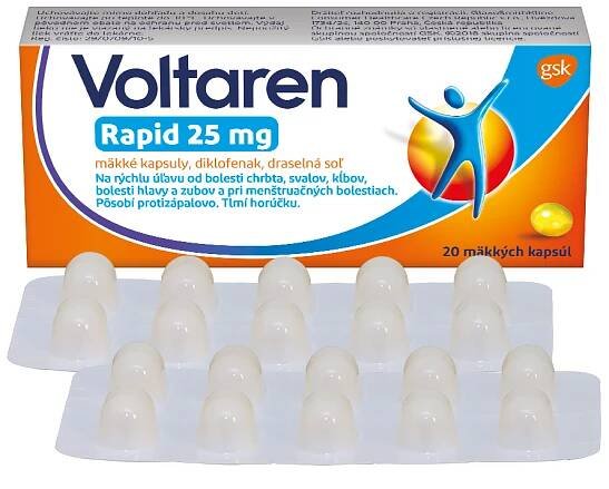 Voltaren Rapid 25mg 20 cps