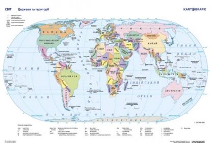 světová mapa