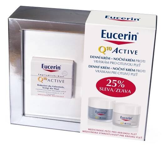 EUCERIN PROMO Q10 ACTIVE denní krém 50ml + noční krém 50ml 25% sleva