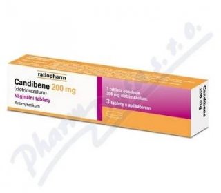 Candibene 200mg—3 vaginální tablety - Kapka Zdraví