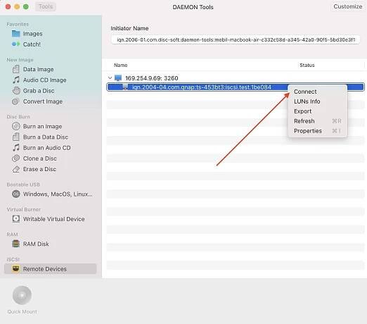 Daemon Tools iSCSI 1