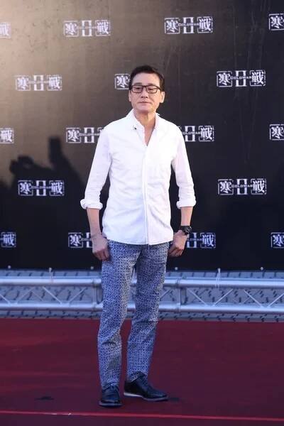 Hongkongský herec Tony Leung Ka-fai se účastní akcí pro svůj nový film "Studené války 2" v Tchaj-pej, Tchaj-wan, 28 červen 2016. — Stock obrázek
