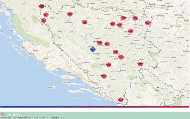 Počasí v Říjen v Bosna a Hercegovina 2025