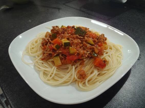 Recept: Cuketová boloňská omáčka