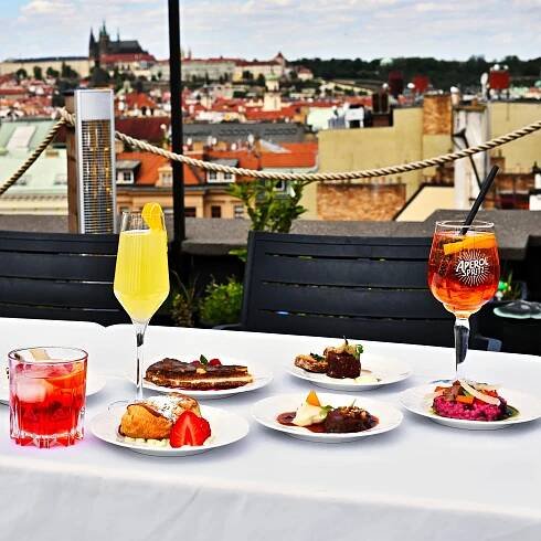 3chodový gastro zážitek s výhledem na Prahu pro 1 i 2 os - Obrázek 2