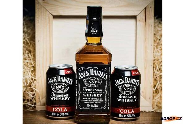 Bedna s whiskey Jack Daniel’s | Adrop.cz