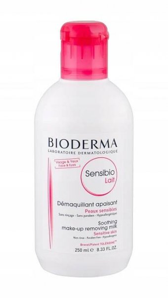 Bioderma Sensibio Lait Čistící mléko pro citlivou pleť 250 ml