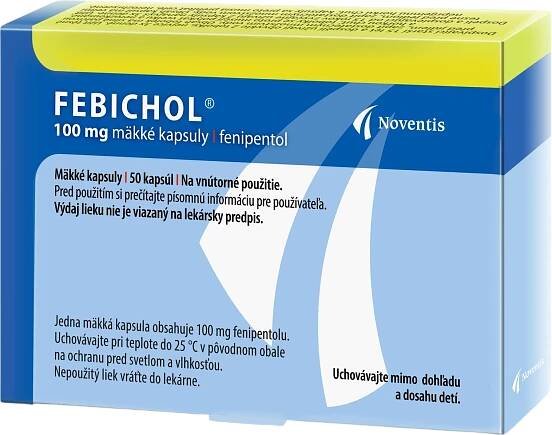 Noventis Febichol 100 mg 50 kapsúl