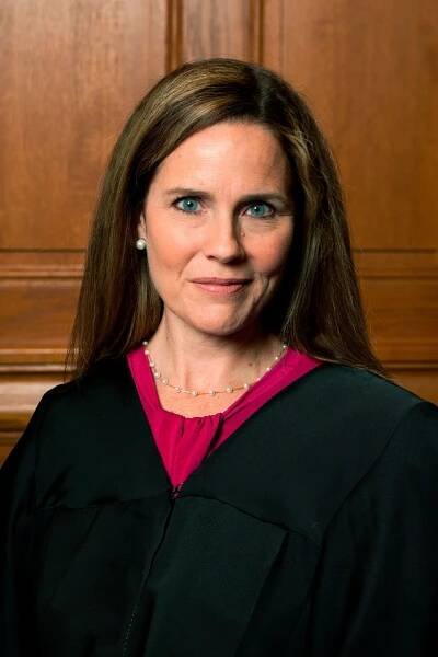 Judge Amy Coney Barrett in Milwaukee, on Aug. 24, 2018