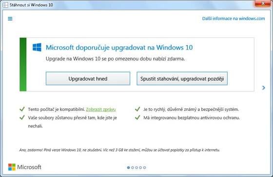 Musím přejít na Windows 10?