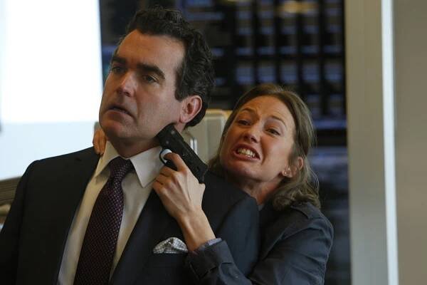 Ironside, Brian d'Arcy James (L), Catherine Dent (R), 'Pilot', Season 1, Ep. #1, 10/02/2013, ©NBC
