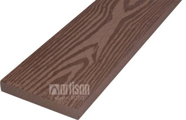 WPC dřevoplastová prkna na plot LamboDeck 13x90x4000 - Teak