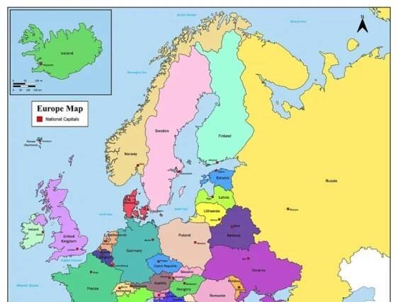 Political Map of Europe | Nations & Borders