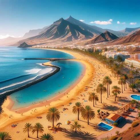 playa de las Teresitas beach ranta tenerife Teneriffa