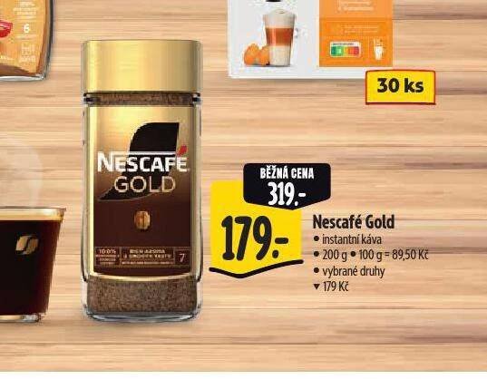 NESCAFÉ GOLD INSTANTNÍ KÁVA