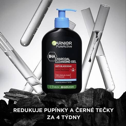 Garnier Pure Active čistiaci gél proti čiernym bodkám, 250 ml