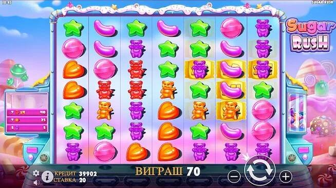 Слот казино Sugar Rush