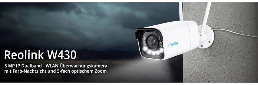 Reolink W430 Wi-Fi IP bezpečnostní kamera 3840 x 2160 Pixel : Půhy.cz