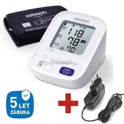 Tonometr OMRON M3 AC se síťovým zdrojem (SET)