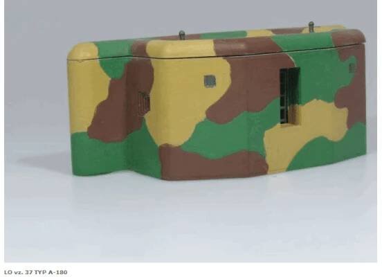Stavebnice lehkého opevnění vz. 37 TYP A-180 (Řopík), H0, SDV 6001