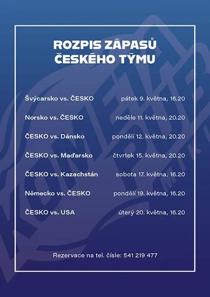 MISTROVSTVÍ SVĚTA V HOKEJI V KOMETA PUBU MIKI