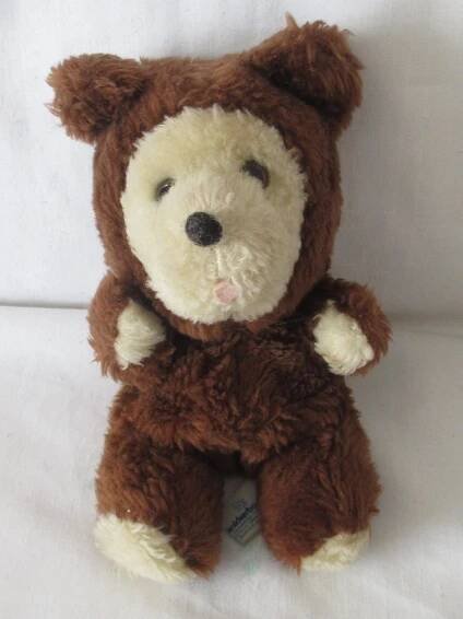Vintage Knickerbocker Six Inch Brown Teddy Bear