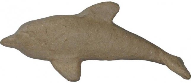 Zvířátko papírové 14 x 5 cm, Delfín