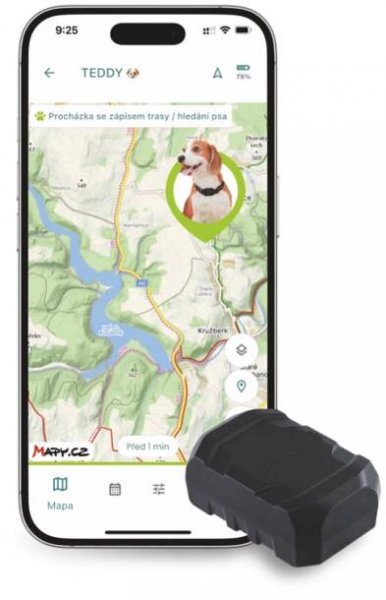 Mala GPS tracker pro psy