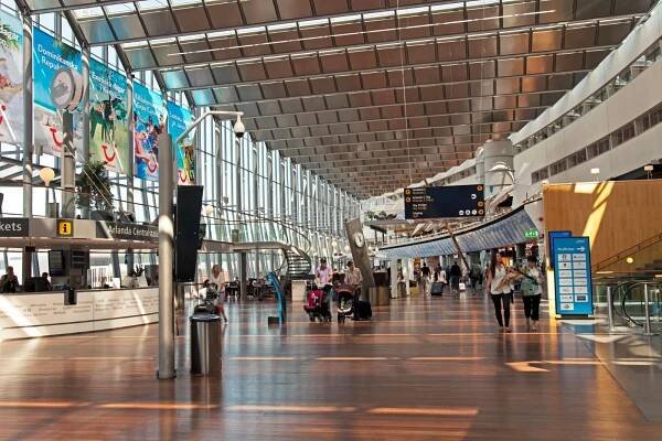 Stockholm. Čekárna na letišti arlanda — Stock Fotografie © bellena #34745295