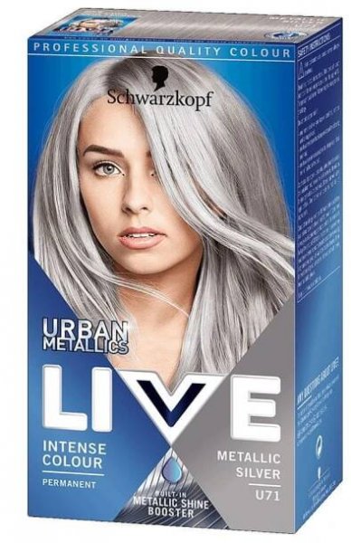 SCHWARZKOPF BARVA NA VLASY U71 METALLIC SILVER