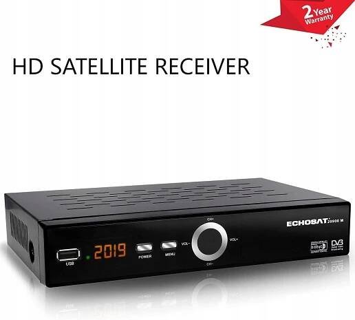 Hd-Line Echosat 20900 Digitální satelitní přijímač, černý Typ tuneru DVB-S DVB-S2