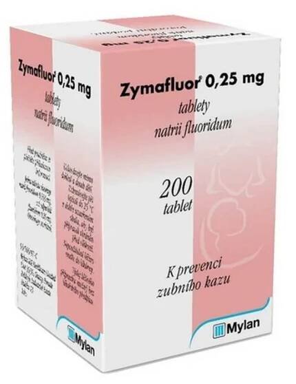 ZYMAFLUOR 0.25mg 200 tablet