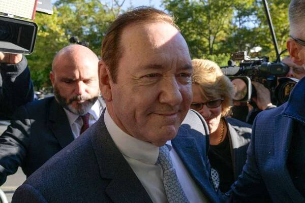 Kevin Spacey Reports to NYC Court to Battle Anthony Rapp's Sexual Misconduct Claims in Civil Lawsuit