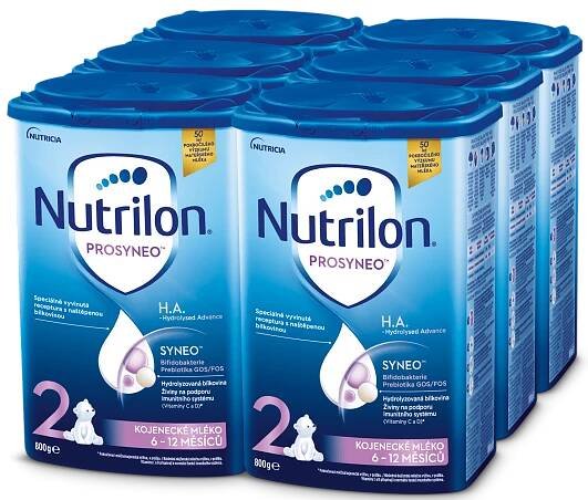 Nutrilon 2 Prosyneo H.A.- Hydrolysed Advance pokračovací kojenecké mléko od uk. 6. měsíce 6x800 g