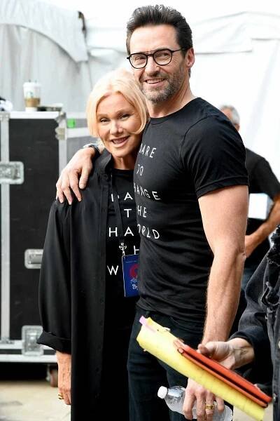 Deborra-lee Furness and Hugh Jackman attend the 2019 Global Citizen Festival