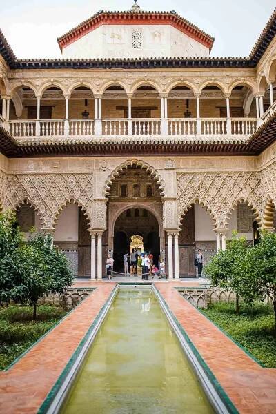 A European courtyard