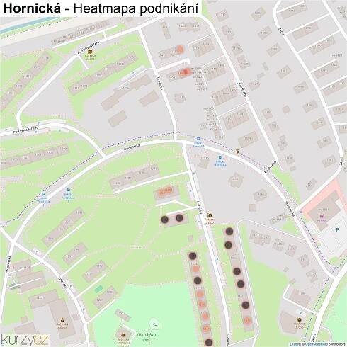 Hornická - mapy | Kurzy.cz