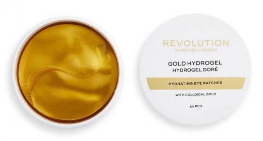 Revolution Skincare hydrogelové polštářky pod oči Gold EyeHydrogel Hydrating Eye PatchesWith Co