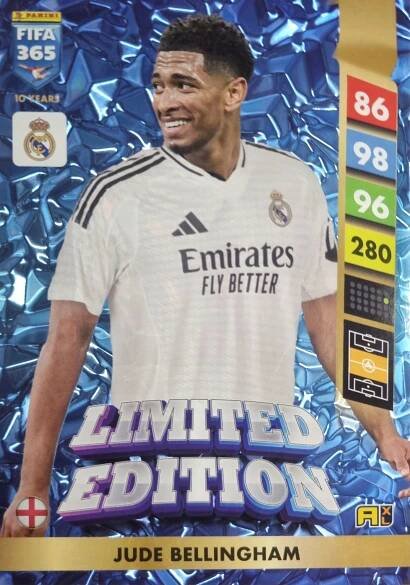 PANINI FIFA 365 2025 LIMITED XXL JUDE BELLINGHAM Real Madrid