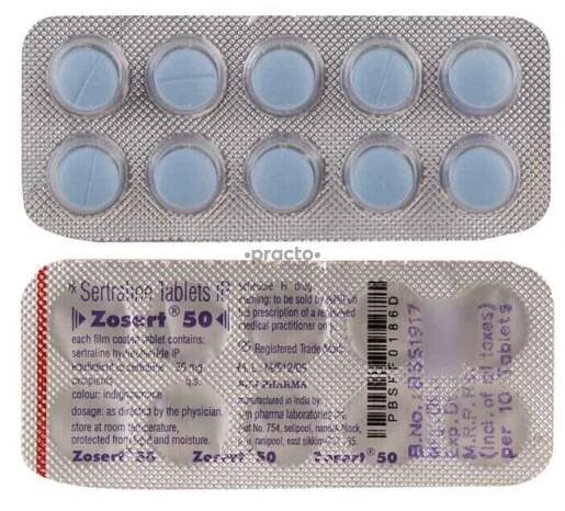 Sertraline 50mg mane