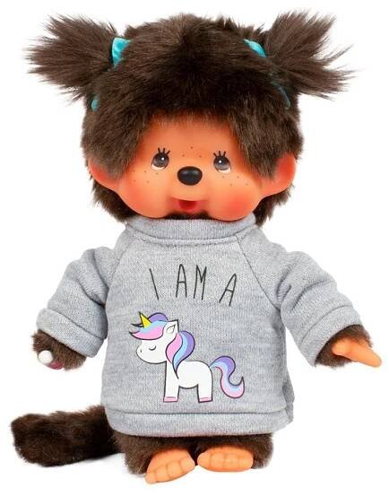 Monchhichi Exclusive Mončičák 20 cm, jednorožec