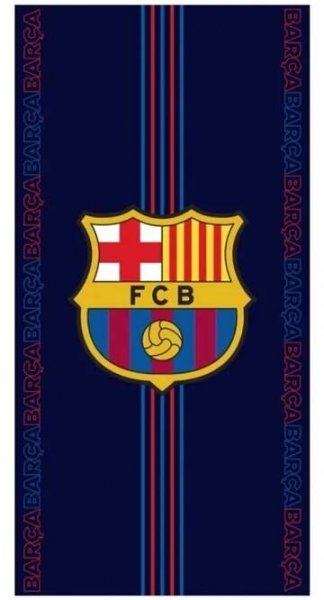 Carbotex Fotbalová osuška FC Barcelona - motiv Racing - 100% bavlna - 70 x 140 cm