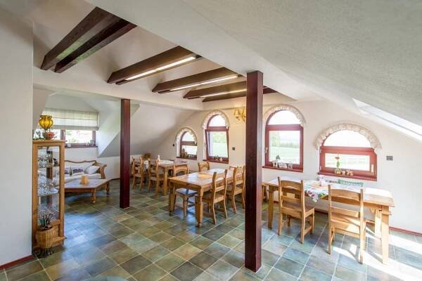 Restaurace v ubytování Farma Loreta