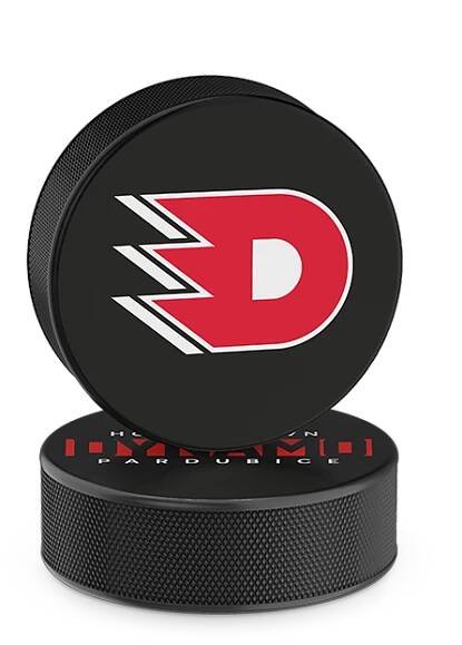 Oboustranný puk s logem HC Dynamo Pardubice