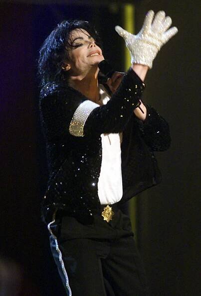 Michael Jackson performing at Madison Square Garden.