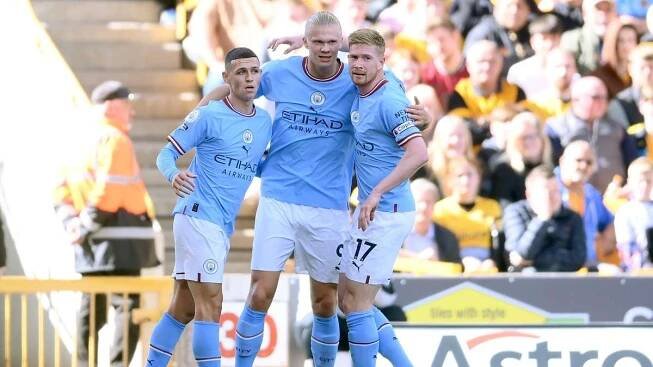 Foden-Haaland-De Bruyne Manchester City 2022-23
